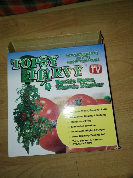 Topsy Turvy paradicsom és gyógynövény ültetvény
