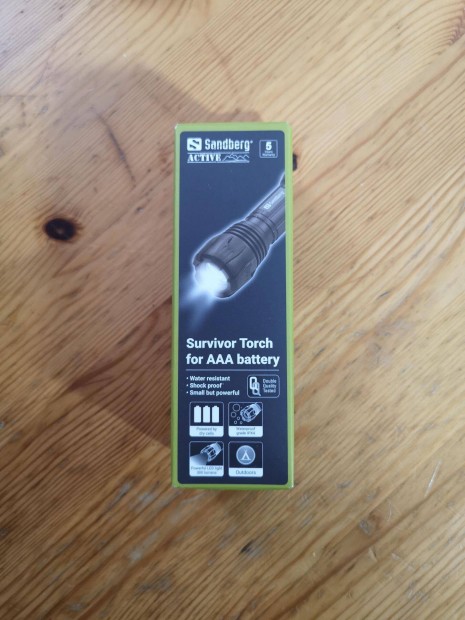 Torch for AAA battery Sandberg flashlight