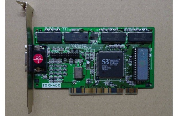 Tornado S3 Virge/DX 4MB PCI videokrtya