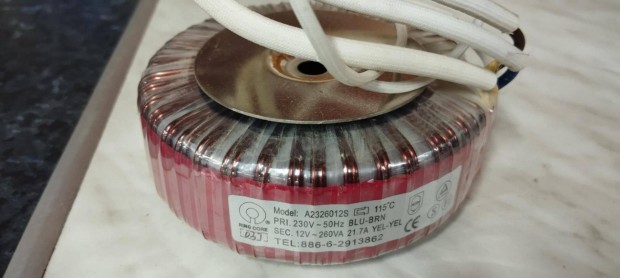 Toroid 230v/12v -21.7A- 260VA