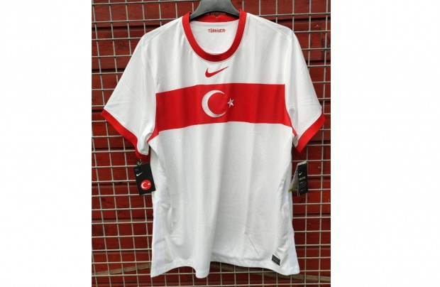 Trk vlogatott eredeti Nike fehr piros 2020-21 mez (2XL)