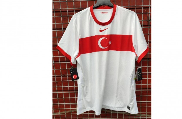 Trk vlogatott eredeti Nike fehr piros 2020-21 mez (2XL)