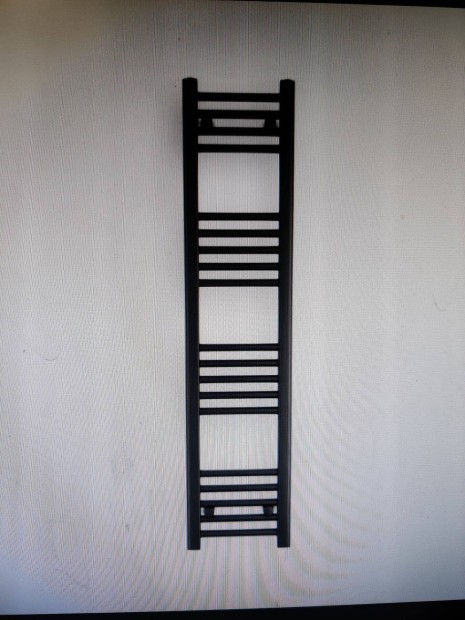 Törölközőszárító radiátor 30 x 160 cm (fekete)