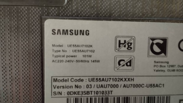 Trtt Samsung UE55AU7102 4K Ultra HD