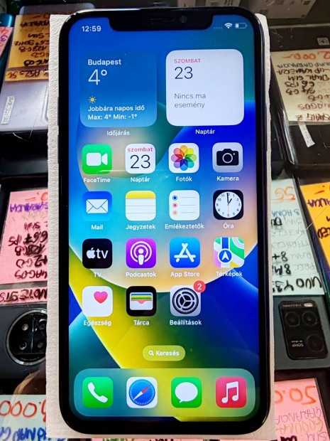 Trtt htlap Iphone X 64gb 3 hnap garancia 90% aku yettel