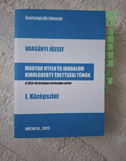 Történelem, matematika és magyar érettségifelkészítő, tételek