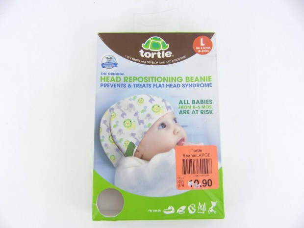 Tortle babasapka a biztonságos fejtartásért