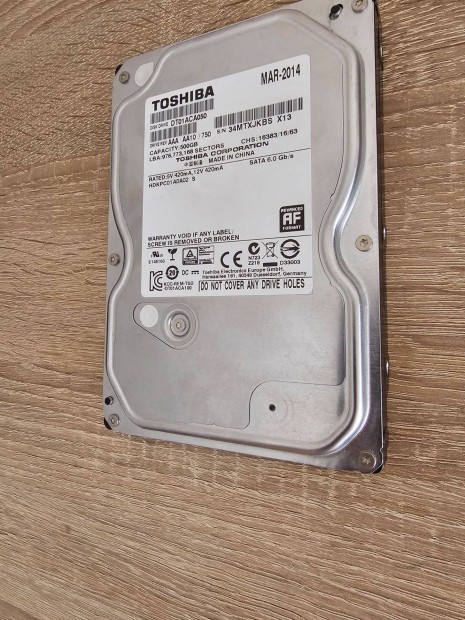 Toshiba 3.5 500GB 7200rpm 32MB SATA3 DT01ACA050 HDD