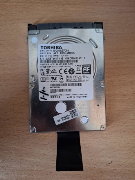 Toshiba 500gb HDD