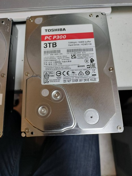Toshiba HDD (merevlemez) 3TB 100/100