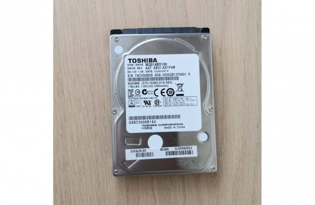 Toshiba MQ01ABD100 1TB 2,5" HDD 5400rpm 8MB