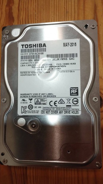 Toshiba SATA3 6Gbs 1Tb