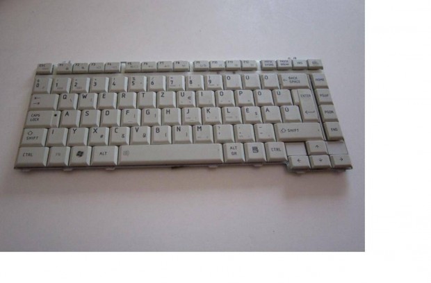 Toshiba Satellite A200 fehér Notebook billentyűzet (HU) / Easybox 1480