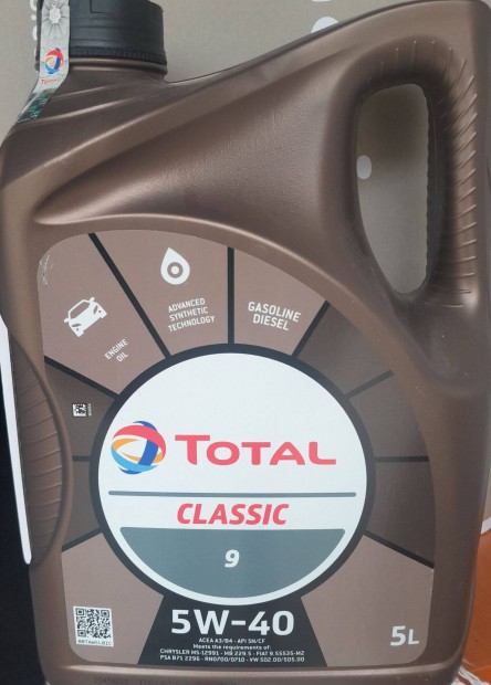 Total 5W-40 motorolaj 5 L