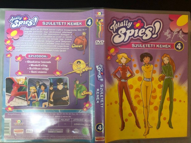Totally Spies Szletett kmek 4. DVD