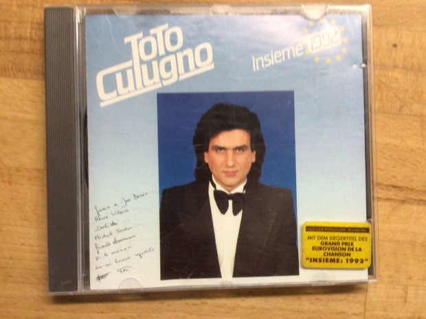 Toto Cutugno- Insieme 1992, cd lemez