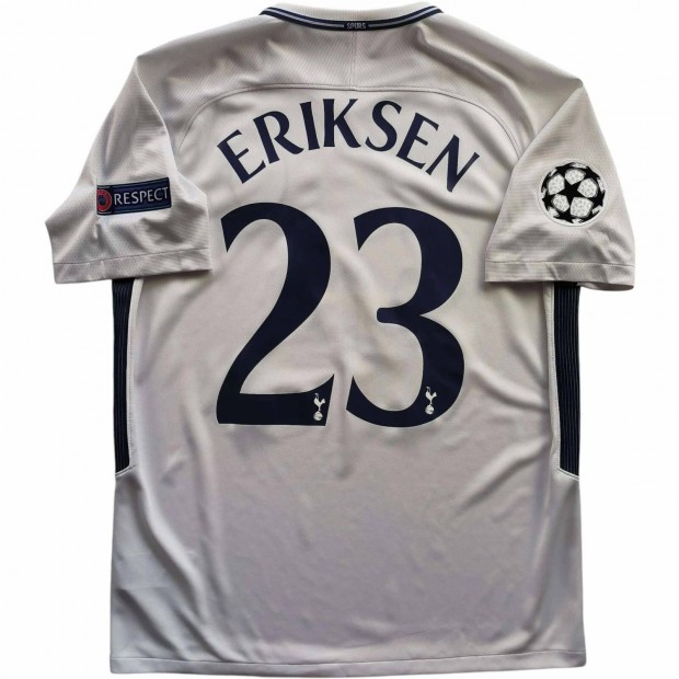 Tottenham Hotspur 2017-18 hazai Christian Eriksen BL foci mez L-es