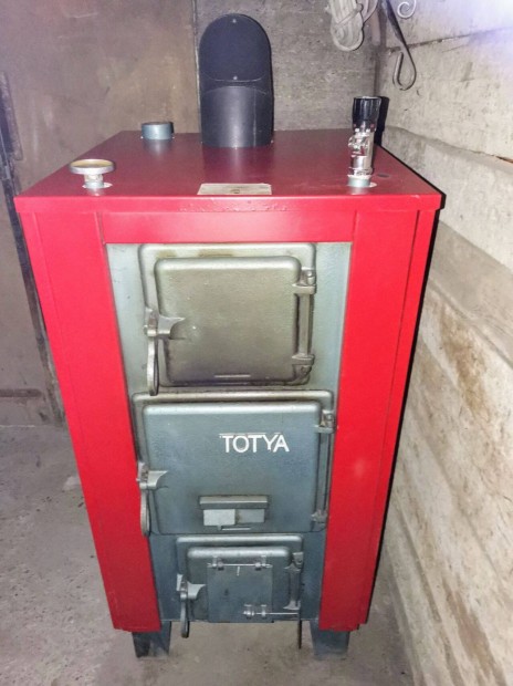 Totya VR-38B Lemez vízrostélyos vegyestüzelésű kazán Eladó!