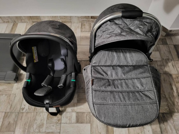 Touragoo Mars 2 Set Grey Black 3in1 babakocsi, Garancilis!