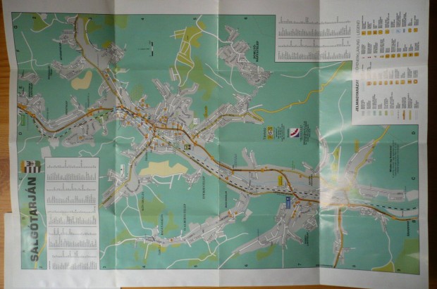 Tourinform turista térkép - Salgótarján