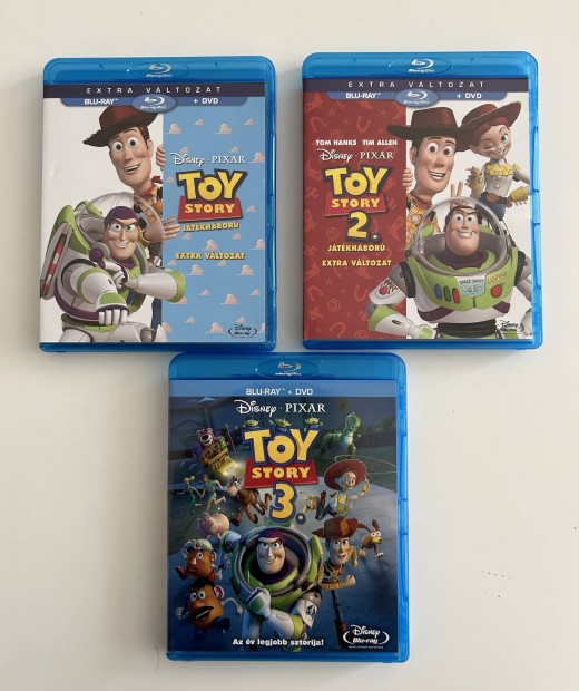 Toy story 1.-2.-3. Blu-ray 2 lemezes kiadsok