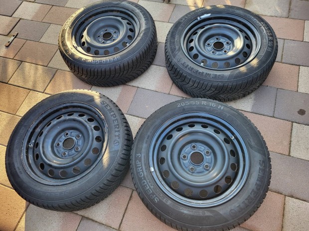 Toyota 114,3 osztkrs 16 colos lemezzfelni,Semperit tligumival 