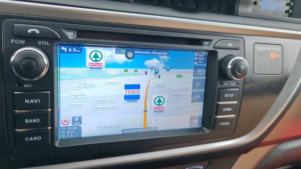 Toyota Auris 13-16 �j! Multim�di�s navig�cios fejegys�g 4/64 GB, DSP