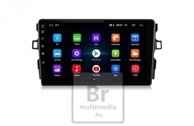 Toyota Auris Android Kijelz 2Din Rdi Multimdia Navigci Carplay