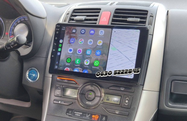 Toyota Auris E150 Rádió Android Kijelző Multimédia Navigáció Carplay