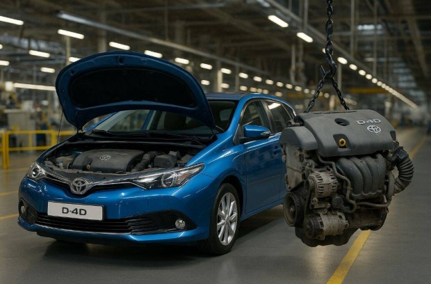 Toyota Auris (E150) 2.0 D-4D motor egyben, motorkód: 1Ad5304164