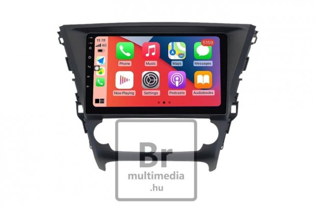 Toyota Avensis 2018-2020 Android Multimédia Navigáció Kijelző Carplay