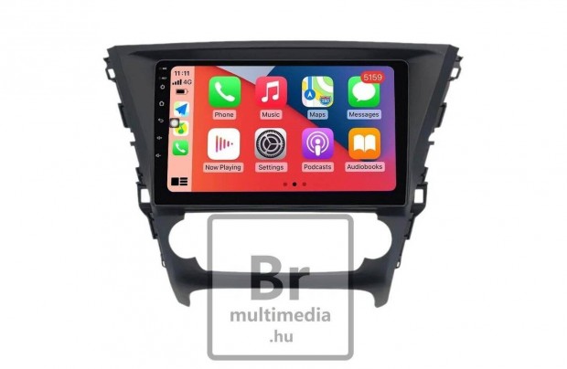 Toyota Avensis 2018-2020 Android Multimédia Navigáció Kijelző Carplay