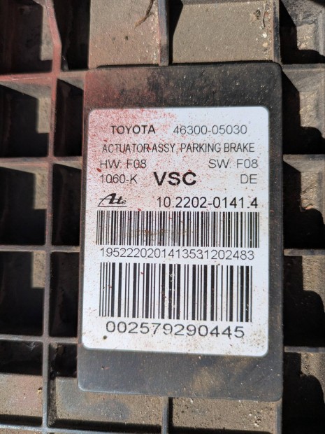 Toyota Avensis elektromos kézifék