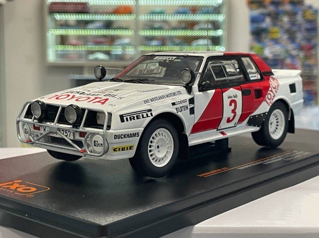 Toyota Celica Twincam Turbo TA64 No.3 Rally Safari 1985 1:24 1/24 Ixo