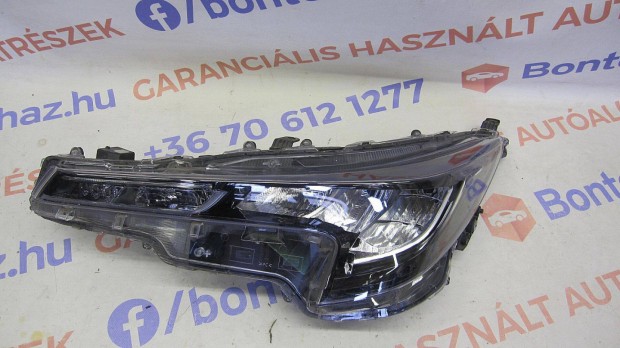 Toyota Corolla 2018 tól E21 bal első lámpa 5 ajtós, Full led