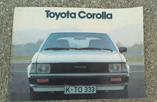 Toyota Corolla retro nmet magazin olcs elad