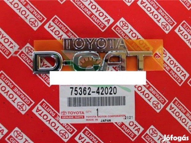 Toyota D-CAT Embl�ma  75362-42020 elad�