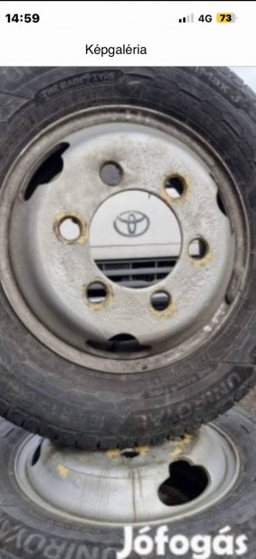 Toyota Dyna 100 150 t�pusokhoz kerekek felnik