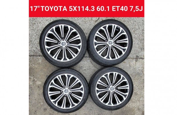 Toyota Gyri Alufelni 17" Corolla Felni Auris Felni 5x114,3 Avensis