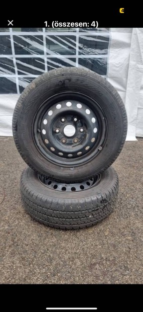 Toyota Hiace 15 os lemezfelni 2 db 15 c gumival