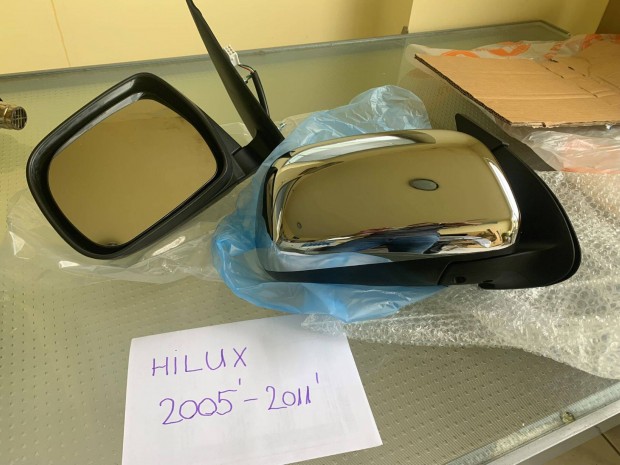 Toyota Hilux 2005-2011 alkatrészek, új krómos, visszapillantó tükör