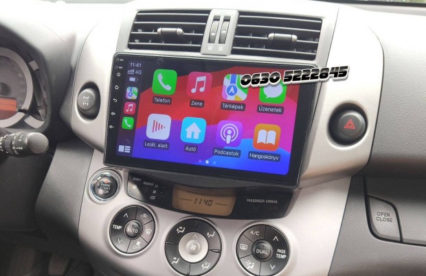 Toyota Rav4 Rav 4 Android Multimdia Navigci Rdi Kijelz Carplay