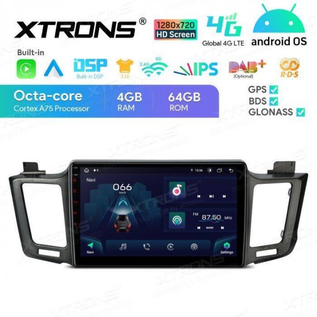 Toyota Rav4 (2013-2017) Android multimdia GPS WIFI Bluetooth rdi