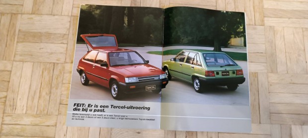 Toyota Tercel eredeti prospektus lersok l10 l20 