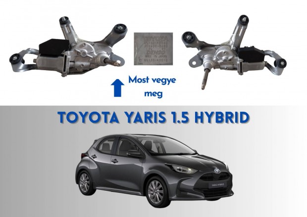 Toyota Yaris 1.5 Hybrid P21 PA1 PH1 gyri ablaktrl motor 85130K0010