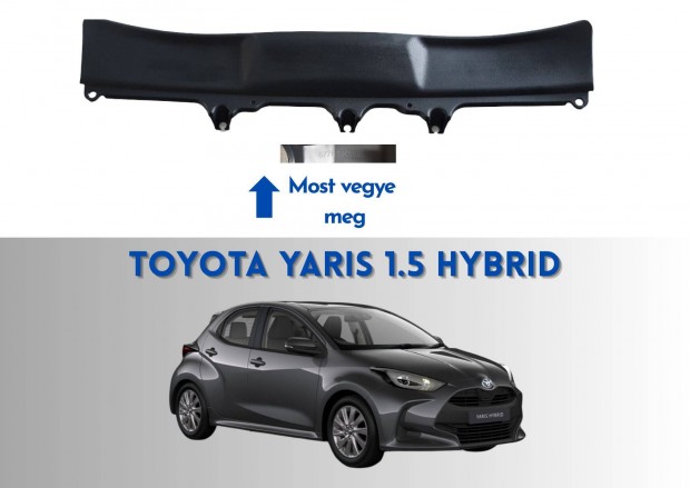 Toyota Yaris 1.5 Hybrid csomagtérajtó belső alsó borítás 67761K0020