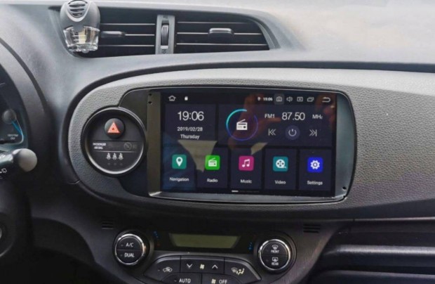 Toyota Yaris Android Kijelz Rdi Multimdia 2Din Navigci Carplay