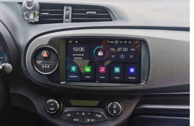 Toyota Yaris Android Rdi Multimdia Navigci Carplay 9" Kijelz GPS