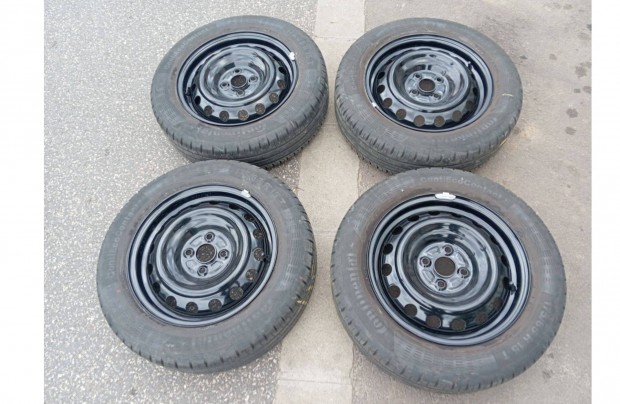 Toyota Yaris III 4x100 15"acélfelnik 175/65R15 Jó nyári gumikkal