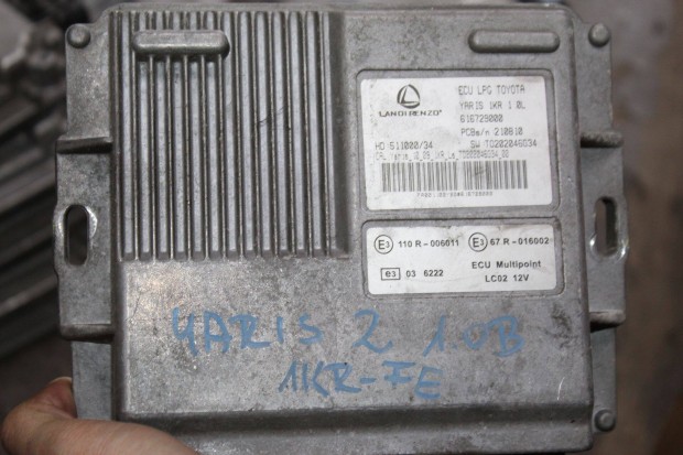 Toyota Yaris LPG motorvezérlő